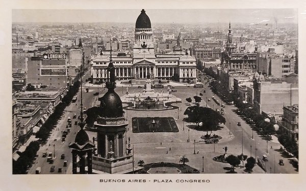Cartolina - Argentina - Buenos Aires - Plaza Congreso - …