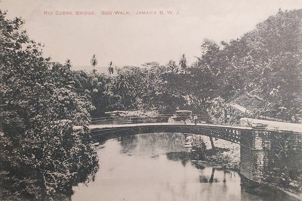 Cartolina - Jamaica - Rio Cobre Brige - Bog Walk …