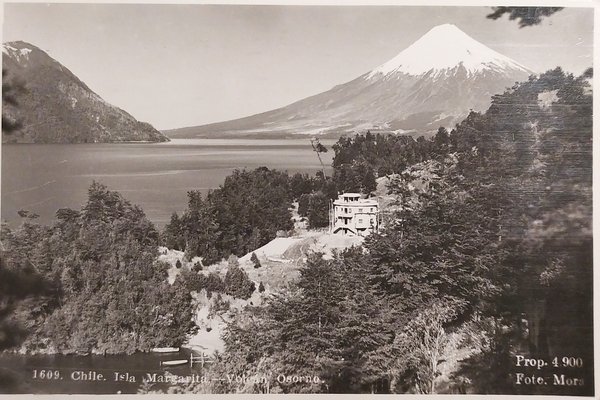 Cartolina - Chile - Isla Margarita - Osorno - 1950 …