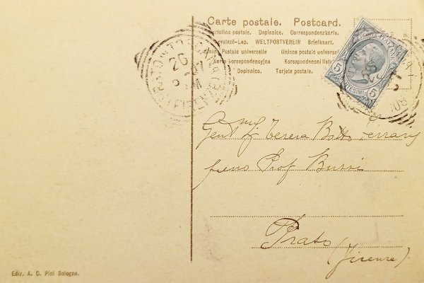 Cartolina - Bologna - Chiesa di S. Stefano - 1907