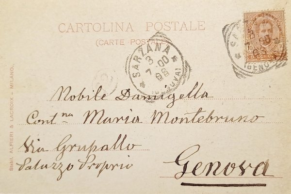 Cartolina - Sarzana ( La Spezia ) - Charitas - …