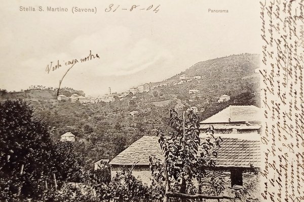 Cartolina - Stella S. Martino ( Savona ) - Panorama …