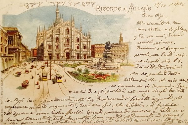 Cartolina - Ricordo di Milano - 1904