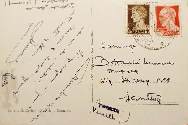 Cartolina - Saluti da Cannobio - Lago Maggiore - Panorama … | Immagine Gallery 2