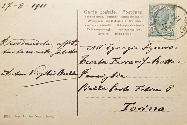 Cartolina - Ghiacciaio dei Forni ( Sondrio ) - 1900