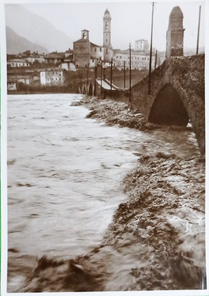Cartolina - Bobbio - Il Trebbia in piena - 16 … | Immagine principale