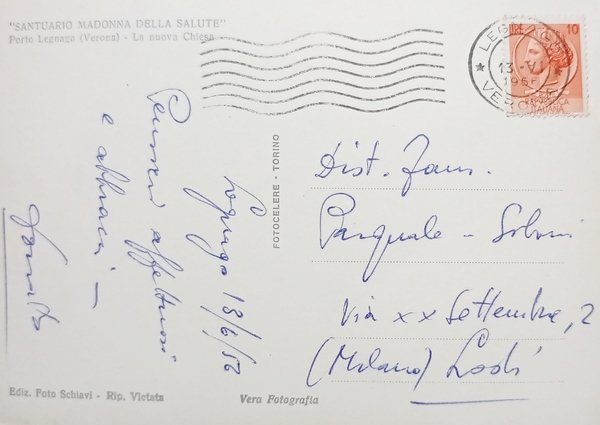 Cartolina - Santuario Madonna della Salute - Porto Legnago ( … | Immagine Gallery 2