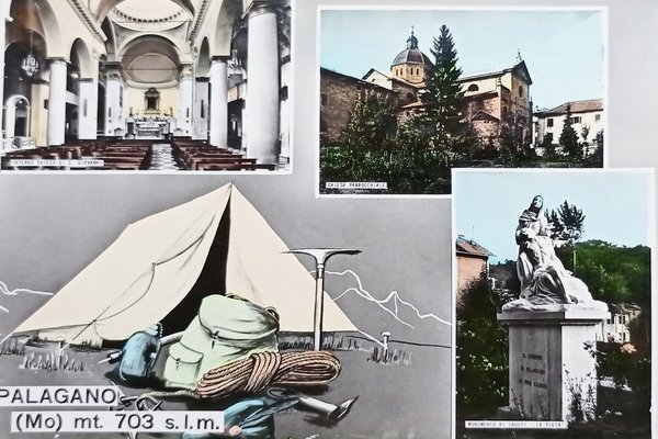 Cartolina - Palagano ( Modena ) - Vedute diverse - …