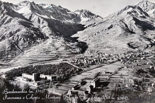 Cartolina - Bardonecchia ( Torino ) - Panorama e Colonia … | Immagine principale