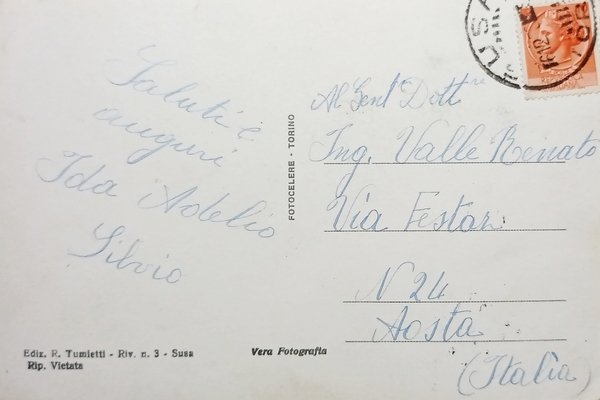 Cartolina - Susa - Panorama - 1950 ca. | Immagine Gallery 2