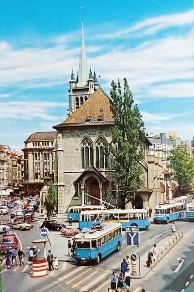 Cartolina - Lausanne - Place et l'Eglise St. Francois - … | Immagine principale