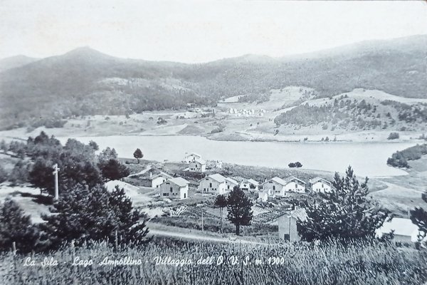Cartolina - La Sila - Lago Ampollino - Villaggio dell'O. …