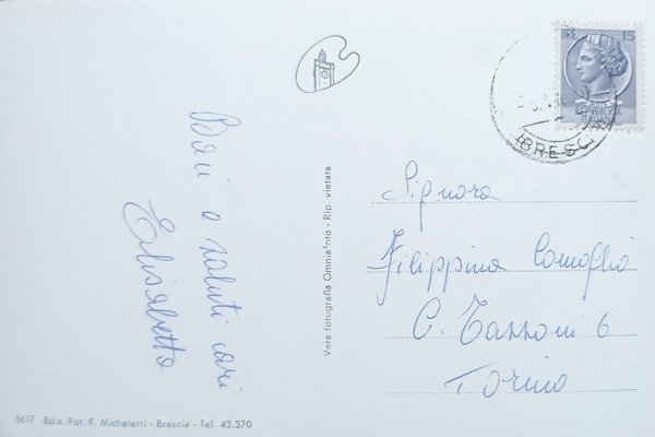 Cartolina - Lago di Garda - Sirmione - Sci nautico …