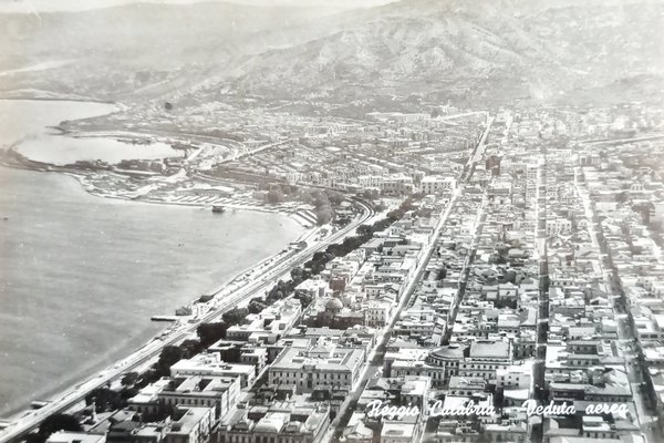 Cartolina - Reggio Calabria - Veduta aerea - 1963