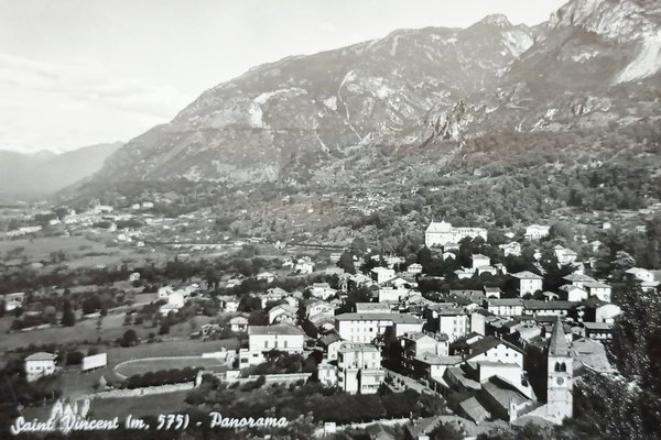 Cartolina - Saint Vincent - Panorama - 1956