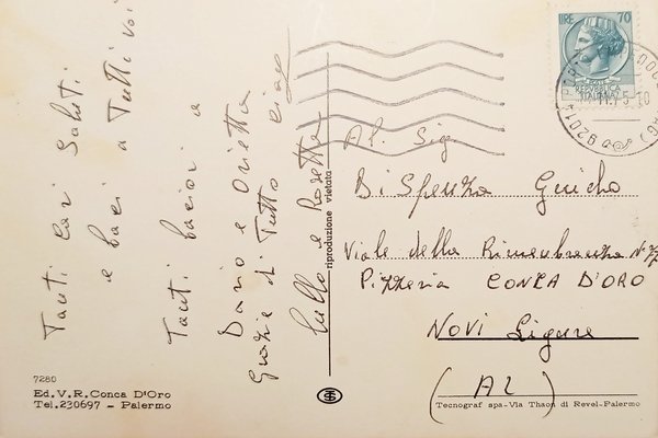 Cartolina - Saluti da Porto Empedocle - Vedute diverse - …