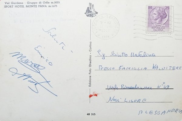 Cartolina - Val Gardena - Gruppo di Odle - Sport …