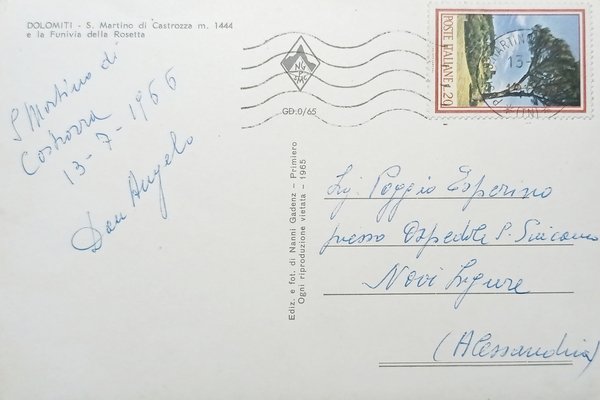 Cartolina - Dolomiti - San Martino di Castrozza e la …