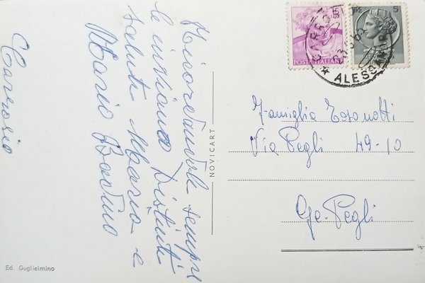 Cartolina - Carrosio ( Alessandria ) - Panorama - 1965