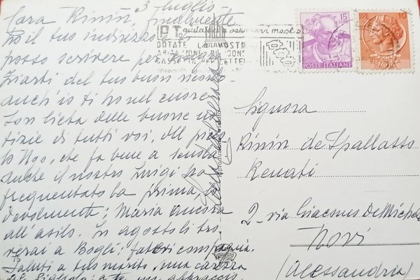 Cartolina - Pavia - Collegio Borromeo - 1962