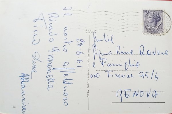 Cartolina - San Giovanni Rotondo - Panorama Casa Sollievo Sofferenza …