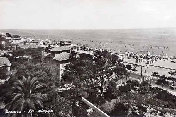 Cartolina - Pescara - La Spiaggia - 1964 ca.