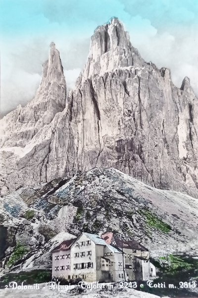 Cartolina - Dolomiti - Rifugio Vajolet e Torri ( Trento …