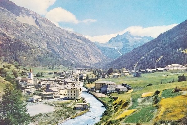 Cartolina - La Thuile - Panorama e la Catena del …