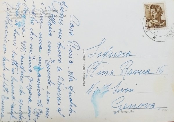 Cartolina - Chiavari - Passeggiata e Albergo Santa Maria - …