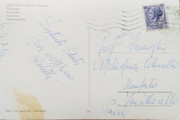 Cartolina - Lido degli Estensi ( Ferrara ) - 1964