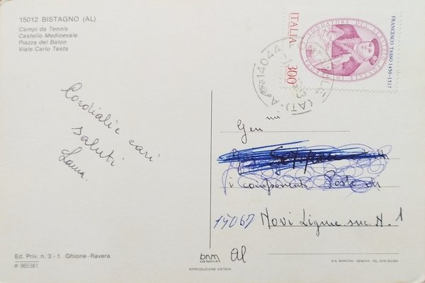 Cartolina - Saluti da Bistagno ( Alessandria ) - Vedute …