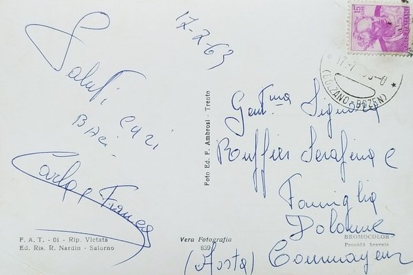 Cartolina - Saluti da Salorno - Grusse aus Salurn - … | Immagine Gallery 2