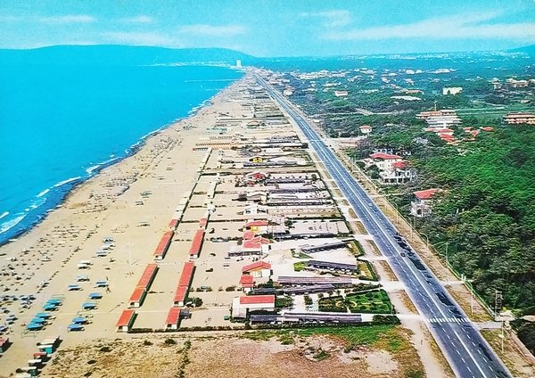 Cartolina - Poveromo ( Ronchi ) - Veduta aerea - … | Immagine principale