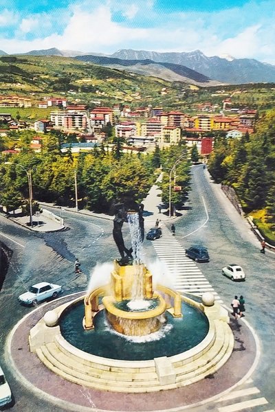 Cartolina - L'Aquila - Fontana Luminosa - 1965 ca.