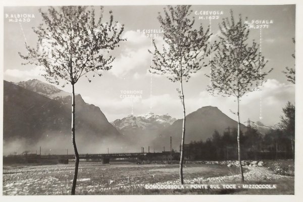 Cartolina - Domodossola - Ponte sul Toce -Mizzoccola - 1955 … | Immagine principale