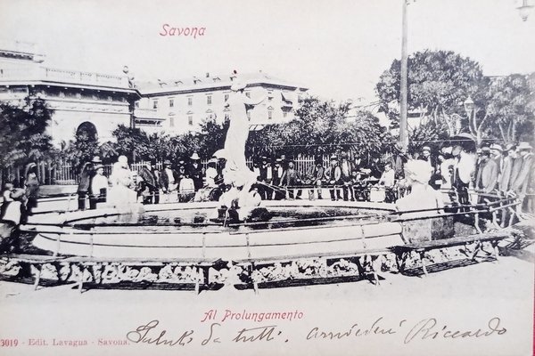 Cartolina - Savona - Al Prolungamento - 1905 ca.