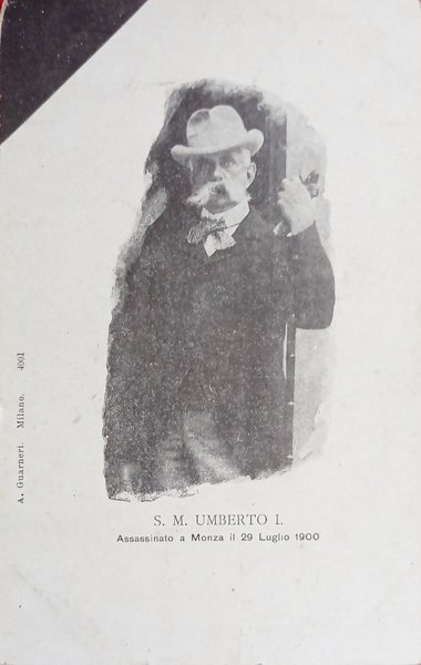 Cartolina Commemorativa - S. M. Umberto I - 1900 ca.