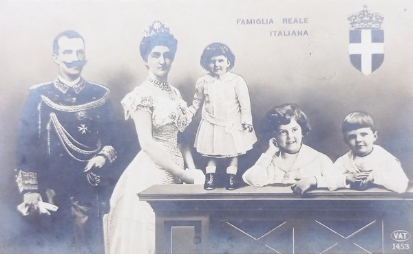 Cartolina Commemorativa - Famiglia Reale Italiana - 1925 ca.