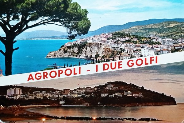 Cartolina - Agropoli ( Salerno ) - I Due Golfi …