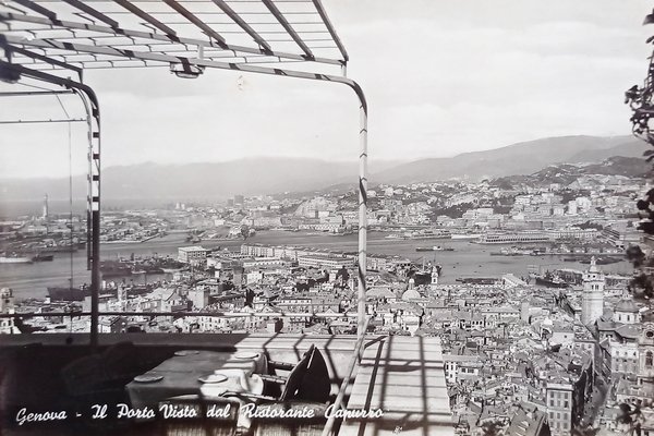Cartolina - Genova - Il Porto - Vista dal Ristorante …