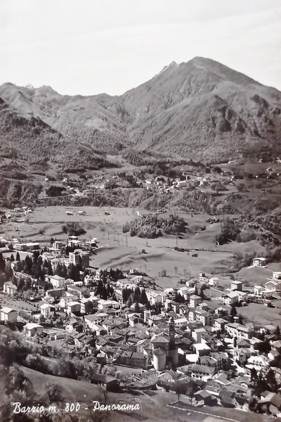 Cartolina - Barzio ( Lecco ) - Panorama - 1962