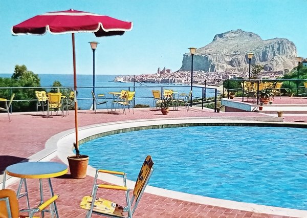 Cartolina - Cefalù - Vista dall'Hotel S. Lucia - 1968