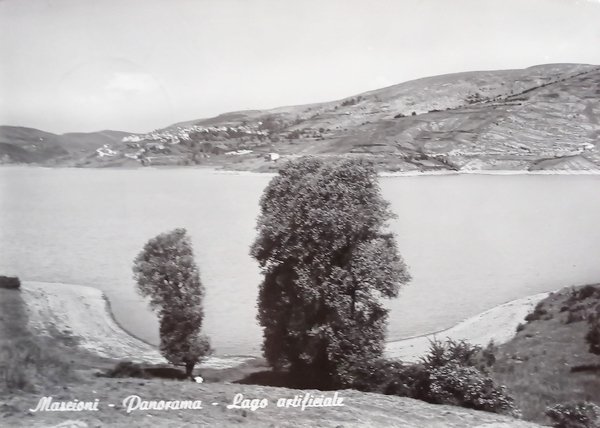 Cartolina - Mascioni ( L'Aquila ) - Panorama - Lago …