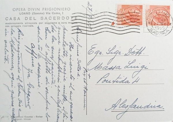 Cartolina - Loano - Riviera dei Fiori - Casa del …