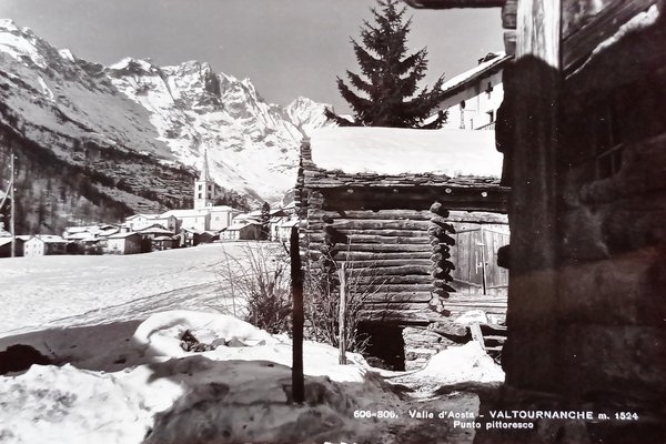 Cartolina - Valle d'Aosta - Valtournenche - Punto pittoresco - …