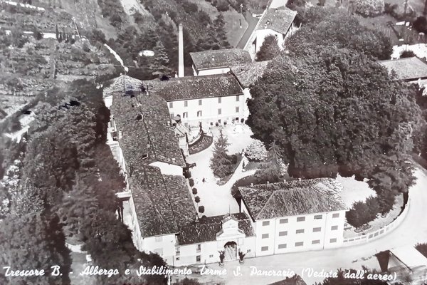 Cartolina - Trescore B. Albergo e Stabilimento Terme S. Pancrazio …