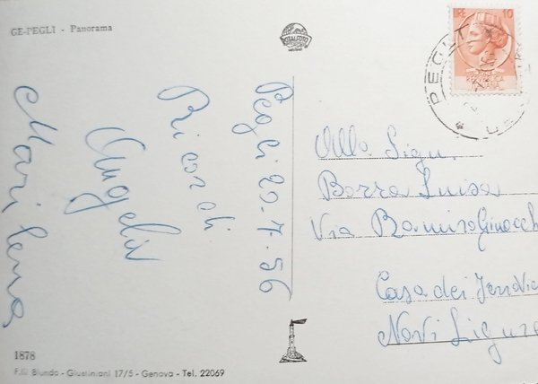 Cartolina - Ge-Pegli - Panorama - 1956
