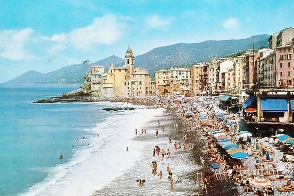 Cartolina - Golfo Paradiso - Camogli - La Spiaggia - …