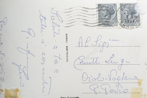 Cartolina - Pescara - Lungomare e Spiaggia - 1957