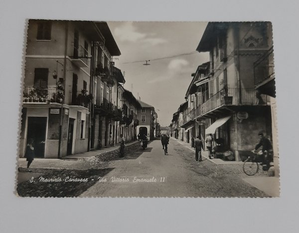 Cartolina S. Maurizio Canavese Via Vittorio Emanuele II - 1960 …